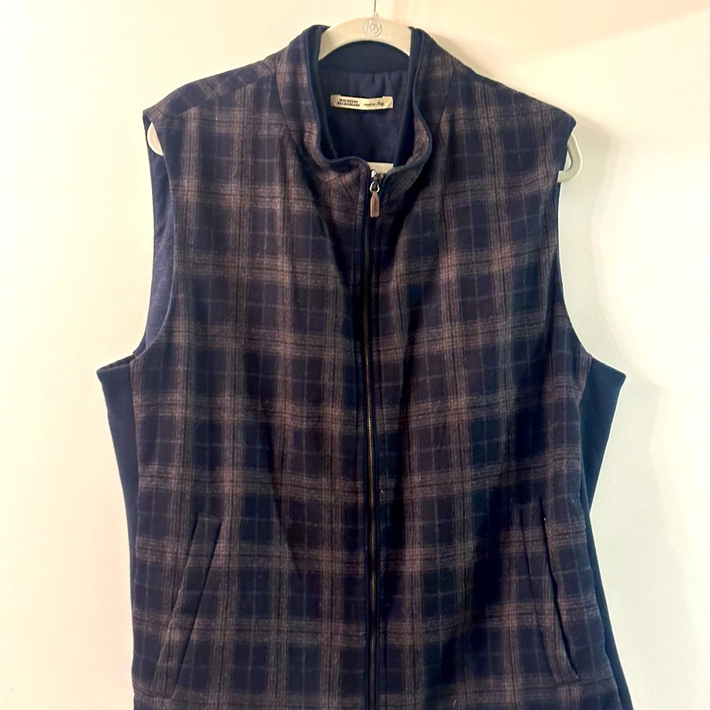 Plaid Italian Vest